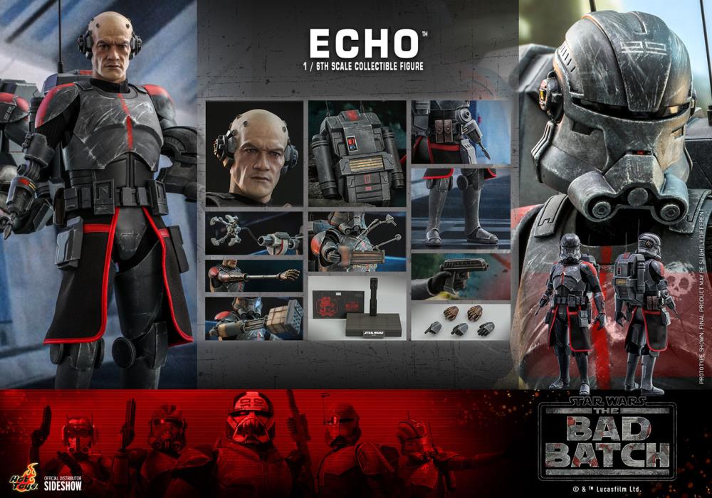 Star Wars: The Bad Batch TMS042 Echo 1/6th Scale Collectible Figure Gallery Image 22