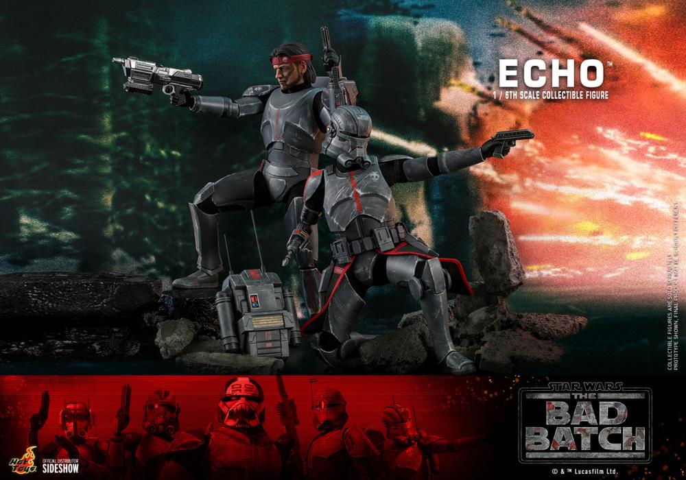 Star Wars: The Bad Batch TMS042 Echo 1/6th Scale Collectible Figure Gallery Image 11