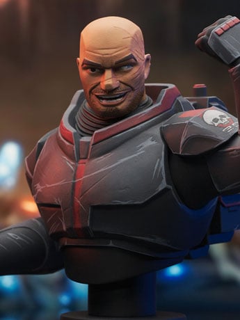 Star Wars: The Clone Wars Wrecker 1/7 Scale Limited Edition Bust Gallery Image 2