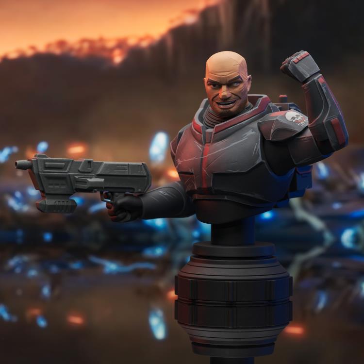 Star Wars: The Clone Wars Wrecker 1/7 Scale Limited Edition Bust Gallery Image 3