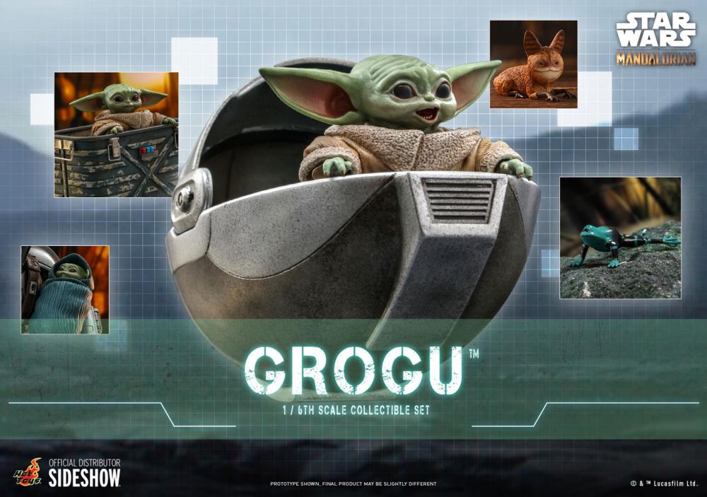 The Mandalorian TMS043 Grogu 1/6th Scale Collectible Figure Set Gallery Image 3