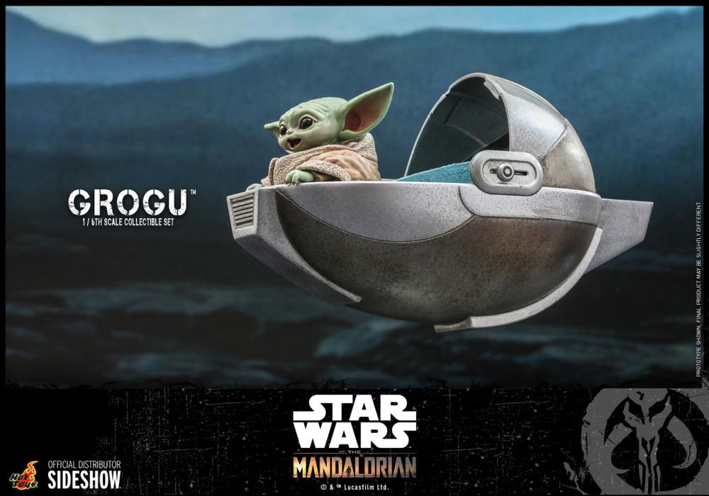 The Mandalorian TMS043 Grogu 1/6th Scale Collectible Figure Set Gallery Image 7
