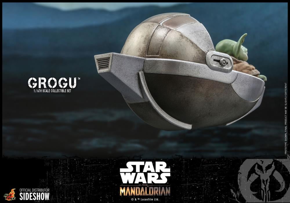 The Mandalorian TMS043 Grogu 1/6th Scale Collectible Figure Set Gallery Image 8