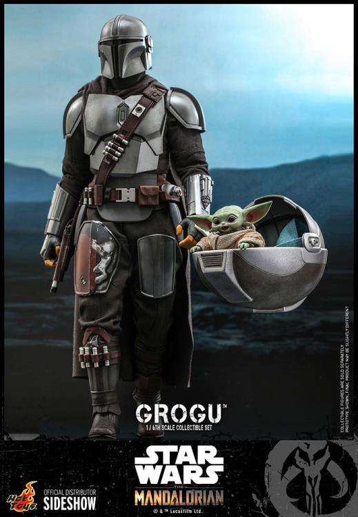 The Mandalorian TMS043 Grogu 1/6th Scale Collectible Figure Set Gallery Image 5