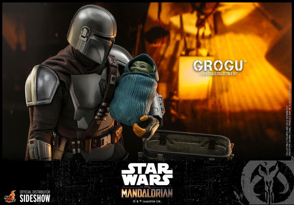 The Mandalorian TMS043 Grogu 1/6th Scale Collectible Figure Set Gallery Image 6