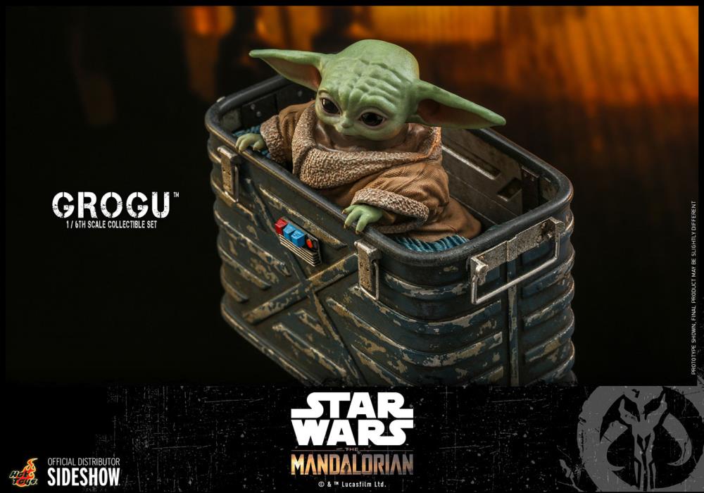 The Mandalorian TMS043 Grogu 1/6th Scale Collectible Figure Set Gallery Image 15