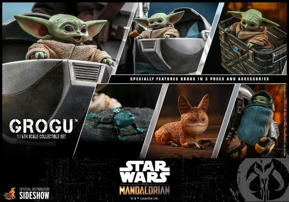 The Mandalorian TMS043 Grogu 1/6th Scale Collectible Figure Set Gallery Image 19