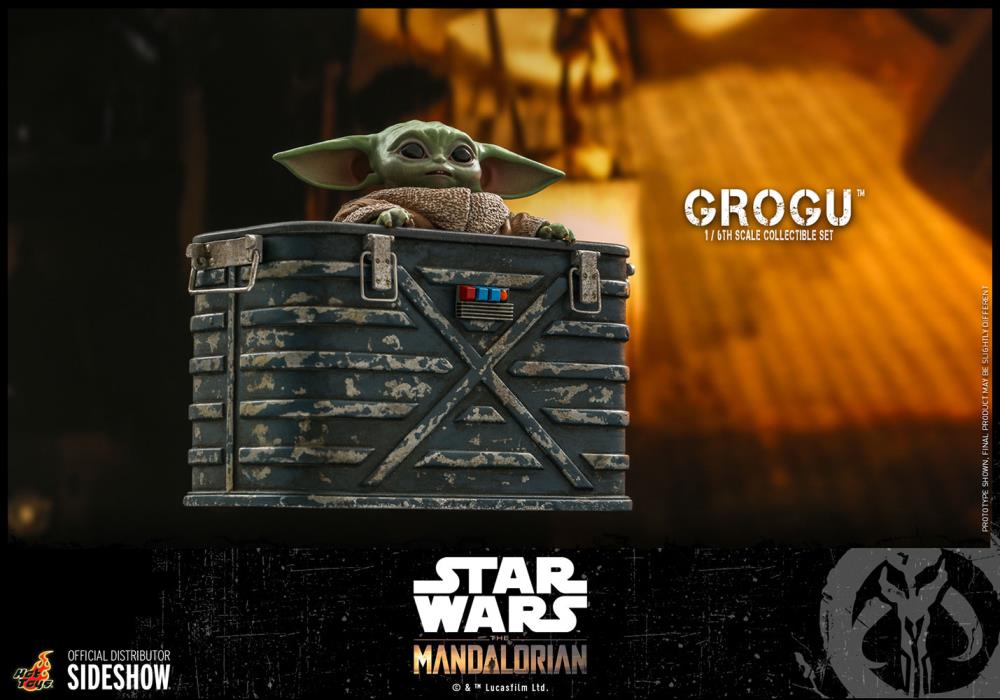 The Mandalorian TMS043 Grogu 1/6th Scale Collectible Figure Set Gallery Image 16