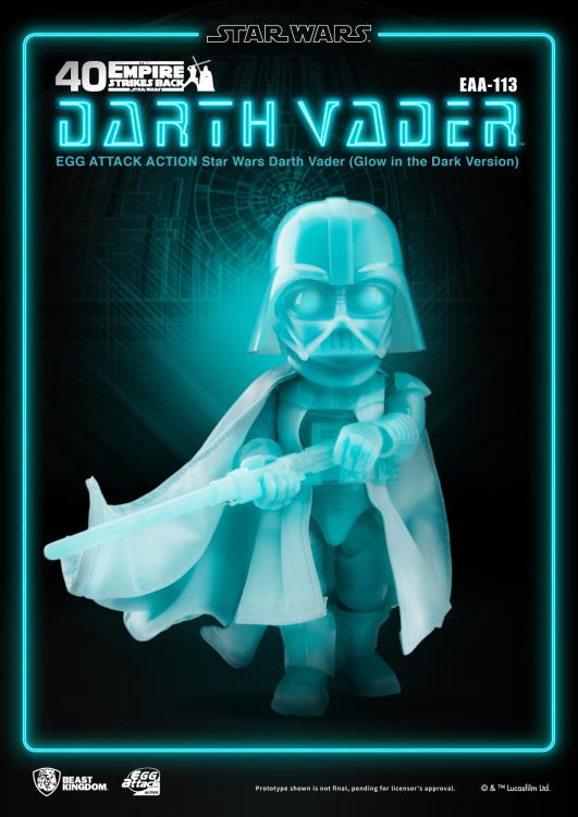 Star Wars: The Empire Strikes Back Egg Attack Action EAA-113 Darth Vader (Glow In The Dark Ver.) Gallery Image 3