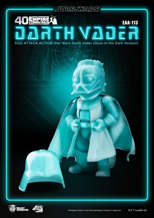 Star Wars: The Empire Strikes Back Egg Attack Action EAA-113 Darth Vader (Glow In The Dark Ver.) Gallery Image 5