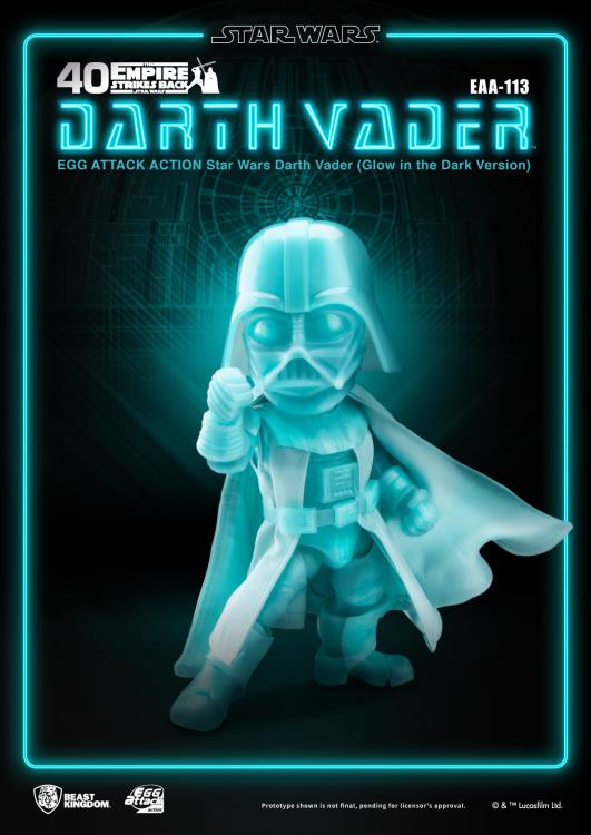 Star Wars: The Empire Strikes Back Egg Attack Action EAA-113 Darth Vader (Glow In The Dark Ver.) Gallery Image 4