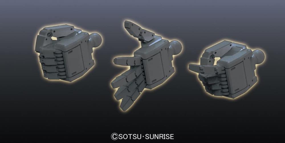 Builders Parts HD 1/144 MS Hand 01 (E.F.S.F. Dark Gray) Gallery Image 3