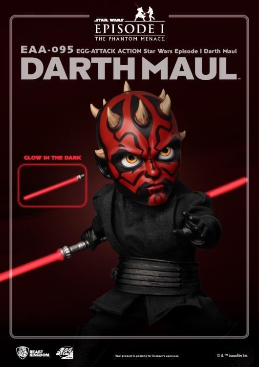 Star Wars: The Phantom Menace Egg Attack Action EAA-095 Darth Maul Gallery Image 6
