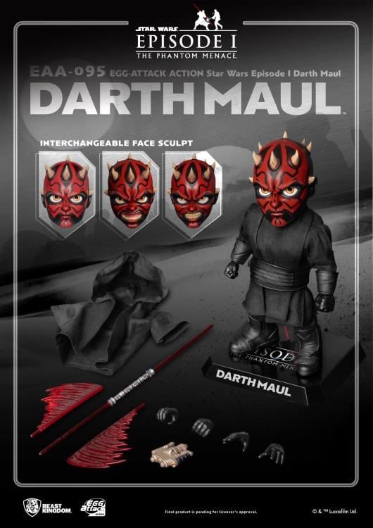 Star Wars: The Phantom Menace Egg Attack Action EAA-095 Darth Maul Gallery Image 7