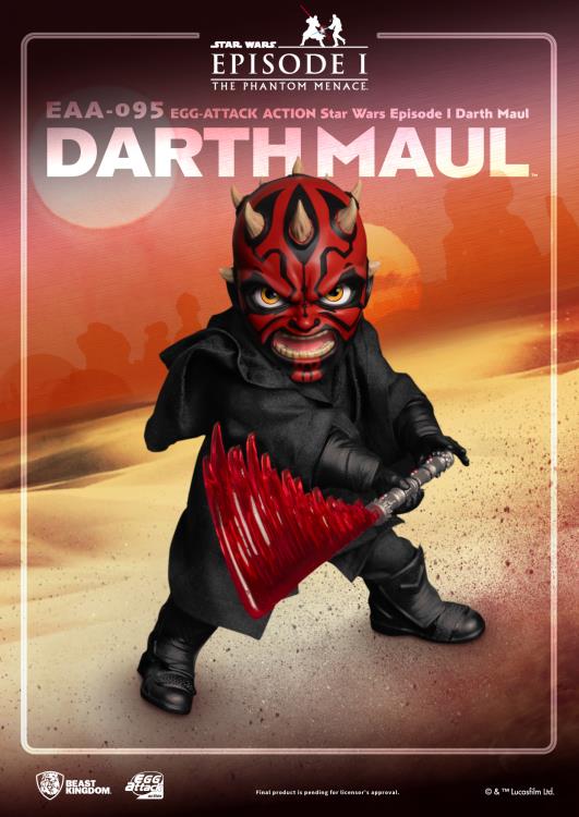 Star Wars: The Phantom Menace Egg Attack Action EAA-095 Darth Maul Gallery Image 3