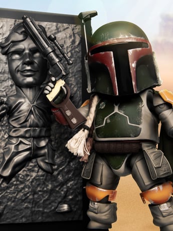 Star Wars: Return of the Jedi Egg Attack Action EAA-027 Boba Fett Gallery Image 2