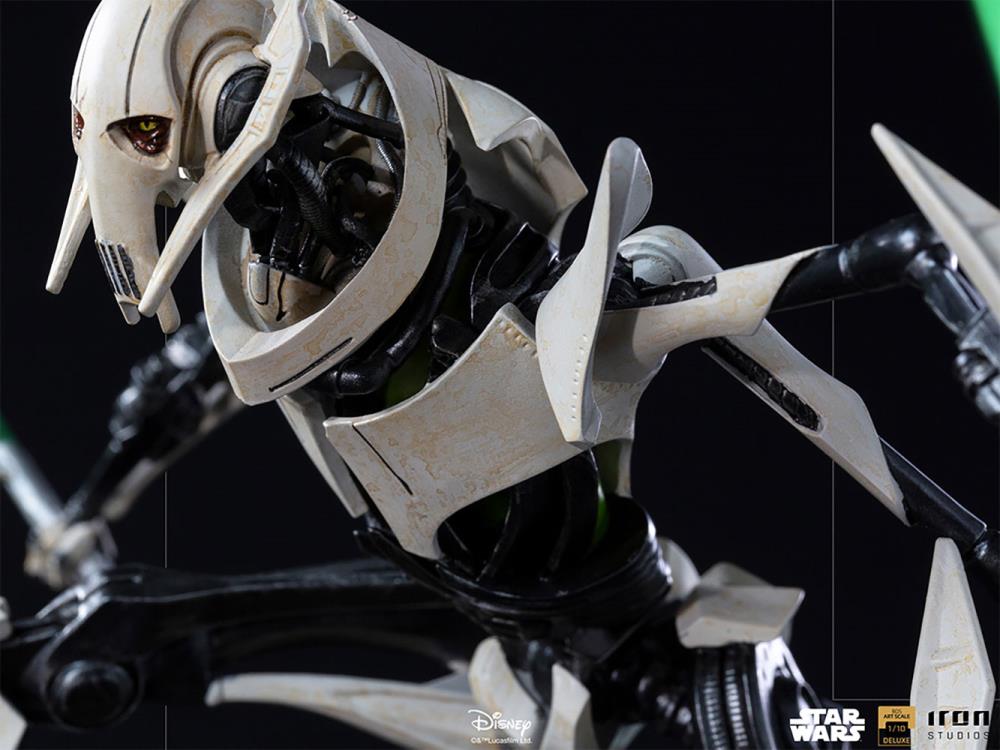 Star Wars Battle Diorama Series General Grievous 1/10 Deluxe Art Scale Statue Gallery Image 14