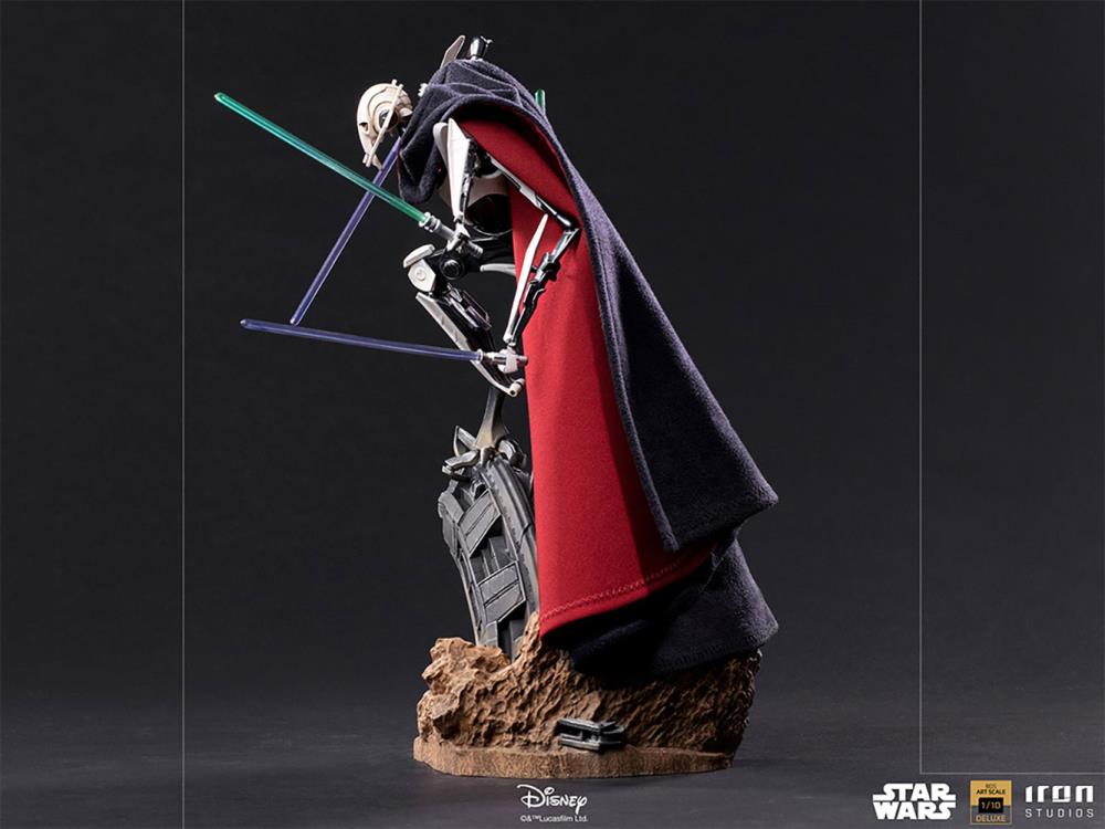 Star Wars Battle Diorama Series General Grievous 1/10 Deluxe Art Scale Statue Gallery Image 7