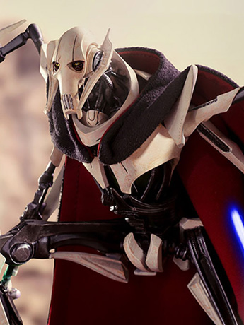 Star Wars Battle Diorama Series General Grievous 1/10 Deluxe Art Scale Statue Gallery Image 2