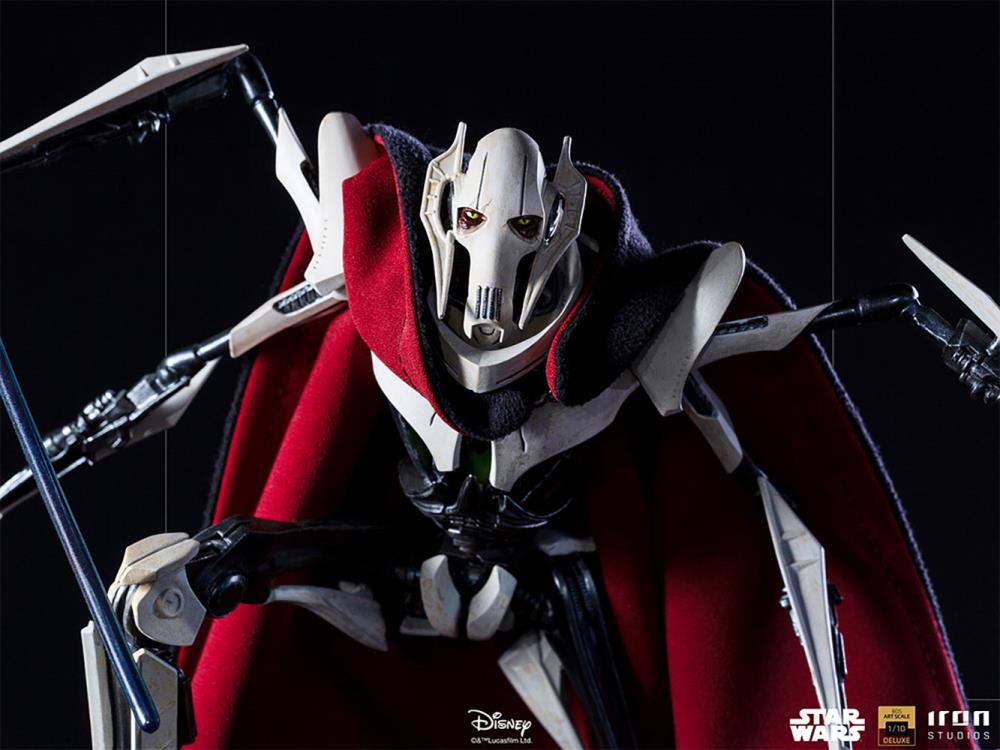 Star Wars Battle Diorama Series General Grievous 1/10 Deluxe Art Scale Statue Gallery Image 15