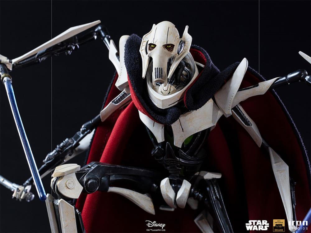 Star Wars Battle Diorama Series General Grievous 1/10 Deluxe Art Scale Statue Gallery Image 12