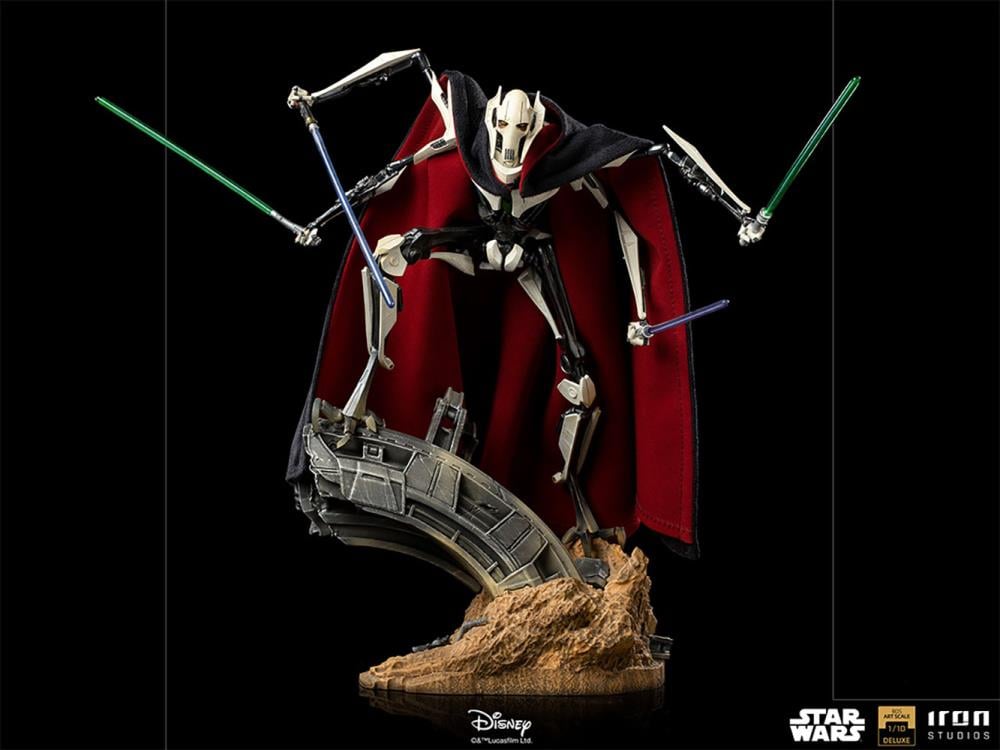 Star Wars Battle Diorama Series General Grievous 1/10 Deluxe Art Scale Statue Gallery Image 10