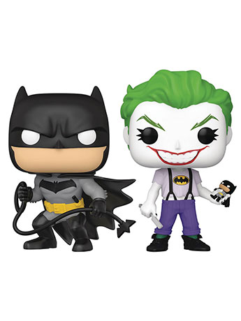 Pop! Heroes: Batman: White Knight - Batman & The Joker SDCC 2021 Exclusive Two-Pack Gallery Image 2