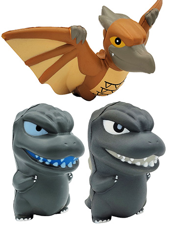 Godzilla Smashies SDCC 2021 Exclusive Stress Doll Set Gallery Image 2