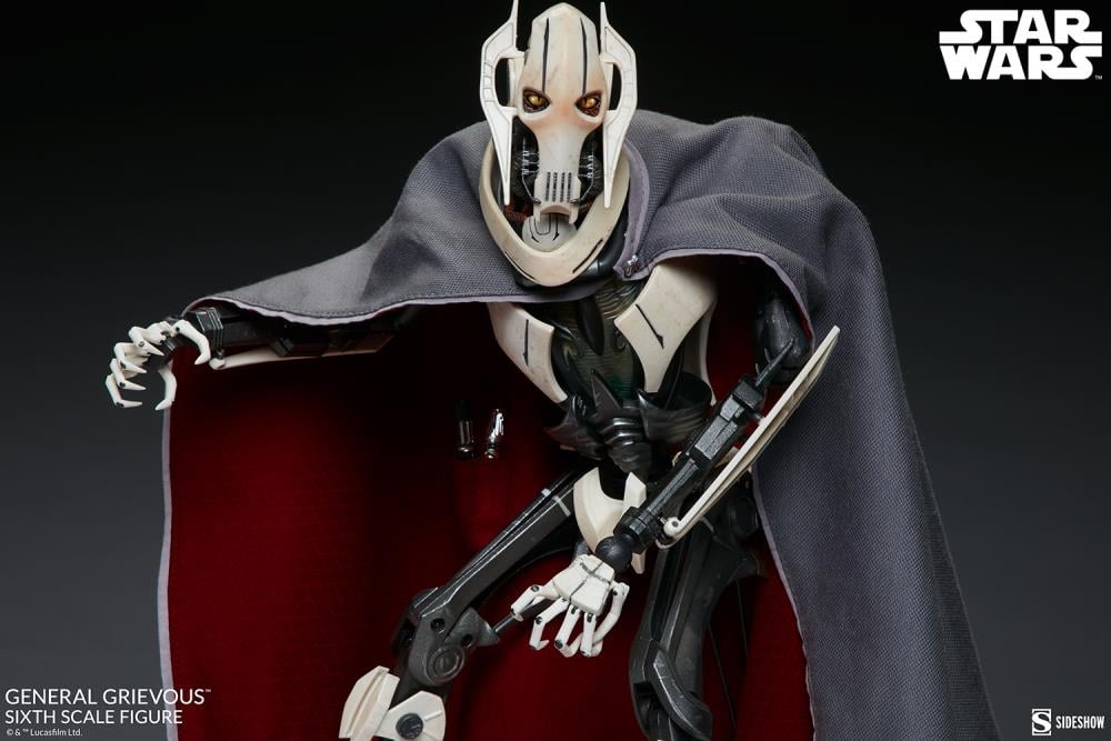 Star Wars General Grievous 1/6 Scale Collectible Figure Gallery Image 25