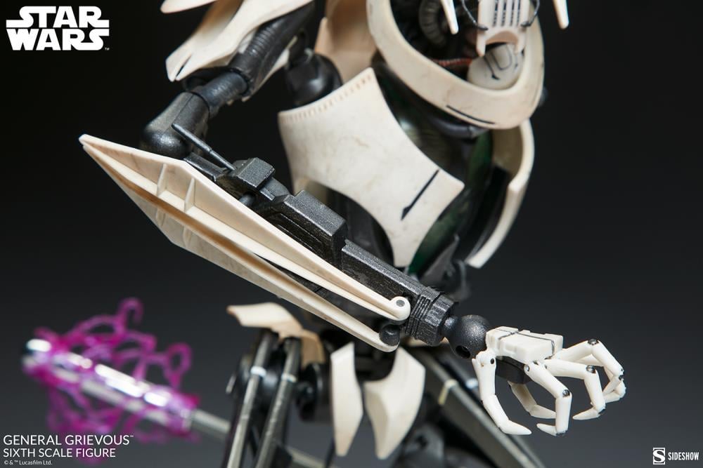Star Wars General Grievous 1/6 Scale Collectible Figure Gallery Image 21