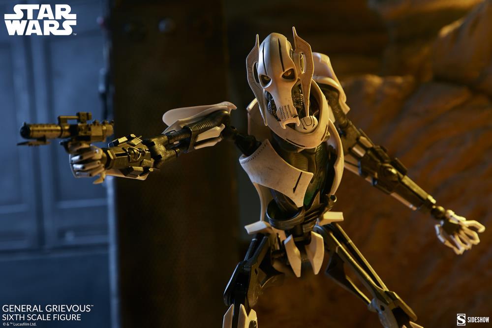 Star Wars General Grievous 1/6 Scale Collectible Figure Gallery Image 9
