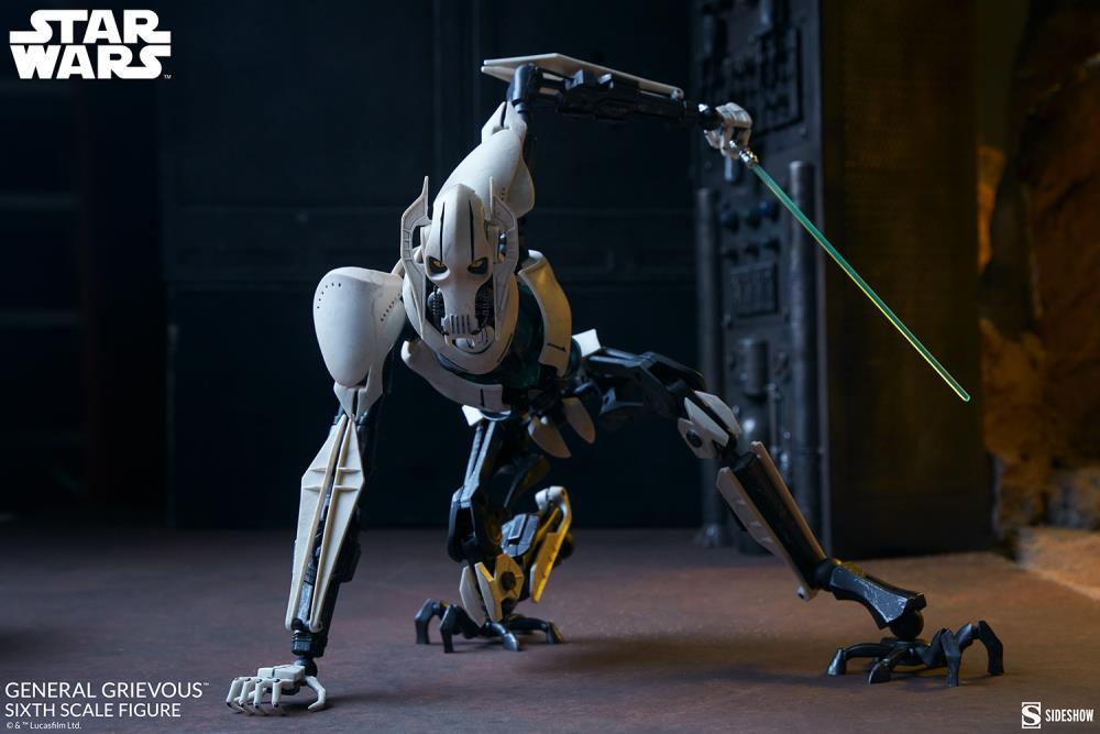 Star Wars General Grievous 1/6 Scale Collectible Figure Gallery Image 5