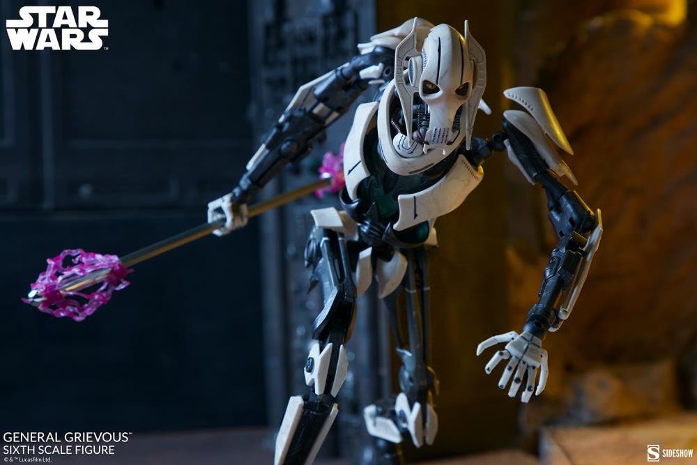 Star Wars General Grievous 1/6 Scale Collectible Figure Gallery Image 6