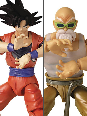 Dragon Ball Super Dragon Stars Goku and Master Roshi Con Exclusive Two-Pack Gallery Image 2