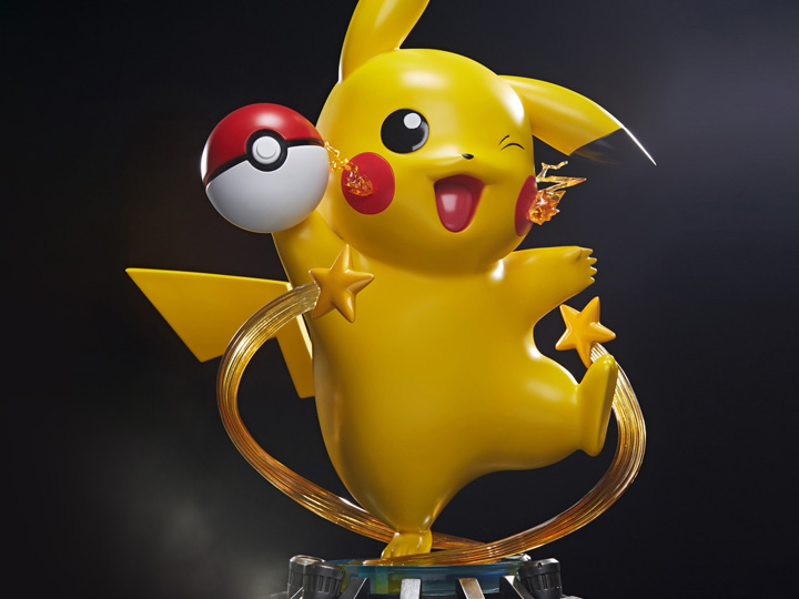 Pokemon Pikachu Life-Size Statue Gallery Image 1