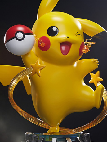 Pokemon Pikachu Life-Size Statue Gallery Image 2