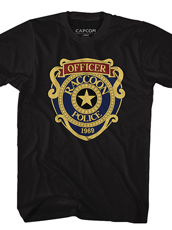 Resident Evil Officer Raccoon T-Shirt Gallery Image 2