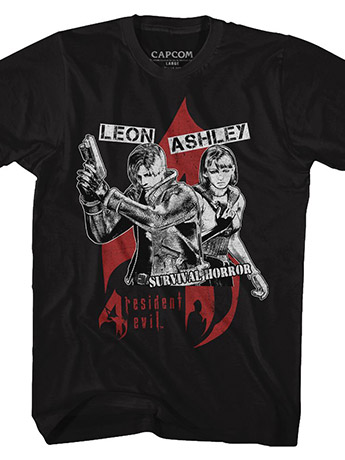 Resident Evil Leon & Ashley T-Shirt Gallery Image 2