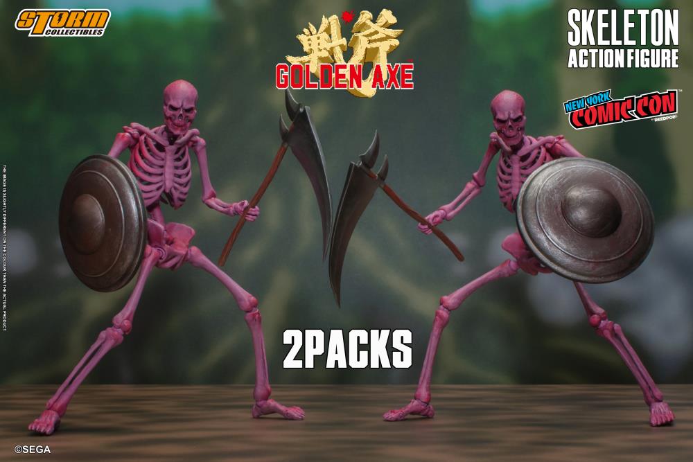 Golden Axe Skeleton Soldier 1/12 Scale Figure NYCC 2020 Exclusive Two-Pack Gallery Image 3
