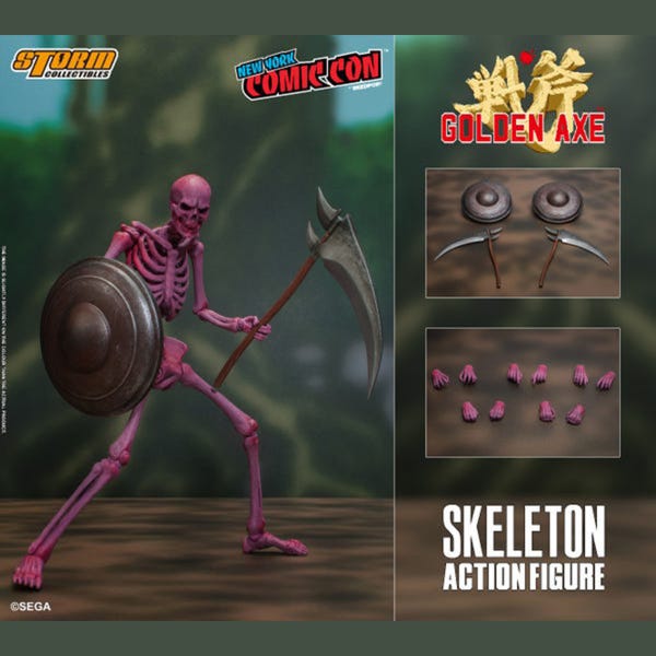 Golden Axe Skeleton Soldier 1/12 Scale Figure NYCC 2020 Exclusive Two-Pack Gallery Image 4