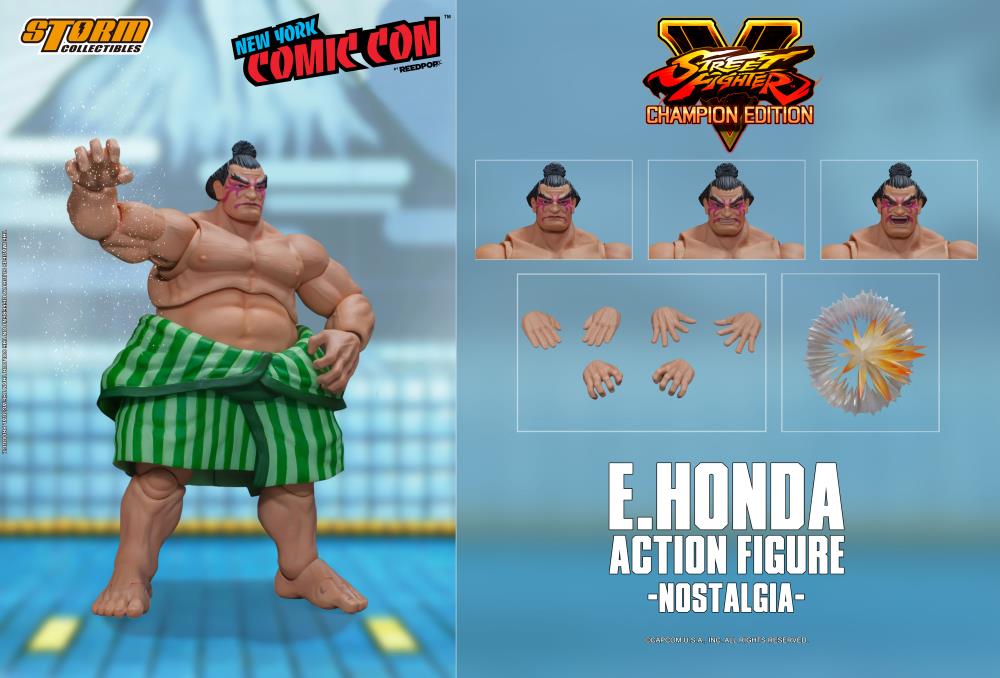 Street Fighter V E. Honda 1/12 Scale NYCC 2020 Exclusive Action Figure