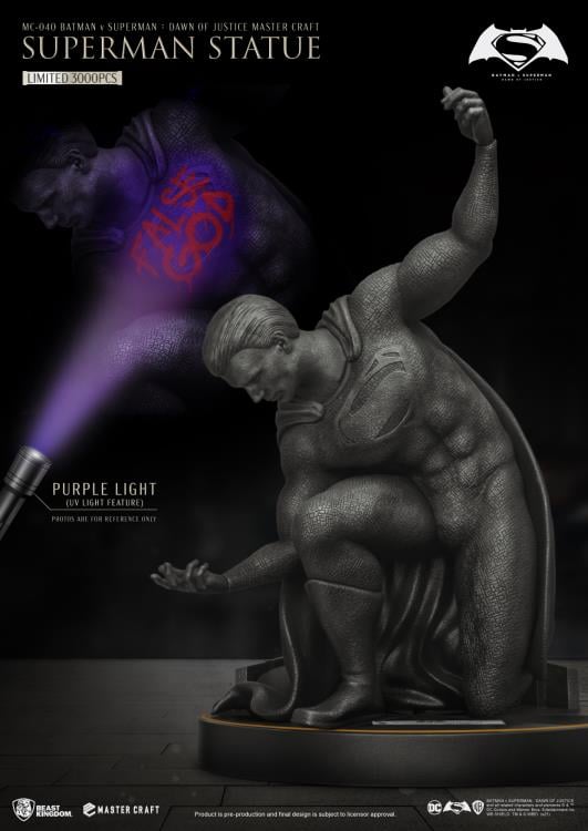 Batman v Superman Master Craft MC-040 Dawn of Justice Memorial Limited Edition Statue Gallery Image 11