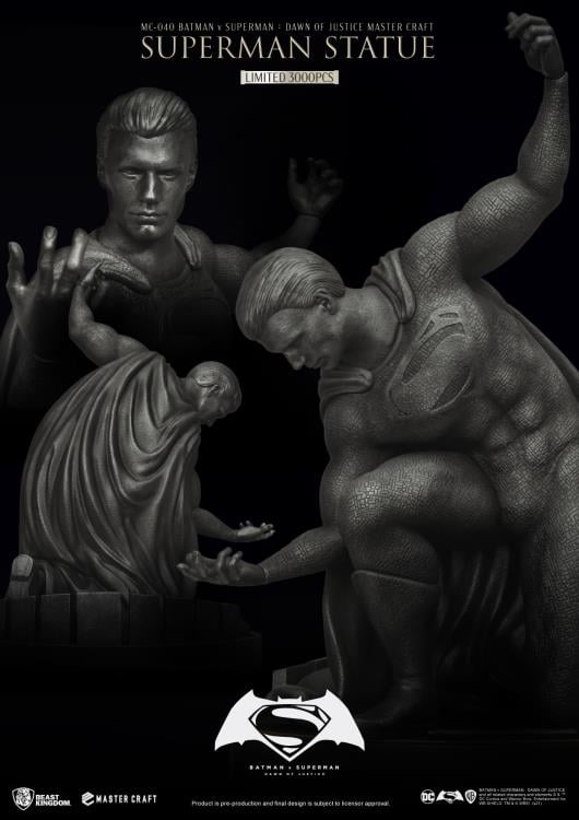 Batman v Superman Master Craft MC-040 Dawn of Justice Memorial Limited Edition Statue Gallery Image 10
