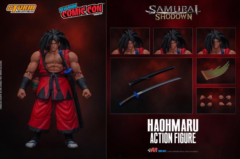 Samurai Shodown Haohmaru (Red Ver.) 1/12 Scale NYCC 2020 Exclusive Figure Gallery Image 3