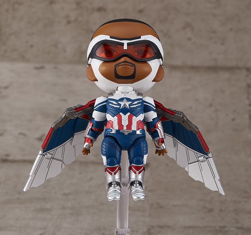 The Falcon and the Winter Soldier Nendoroid No.1618-DX Captain America (Sam Wilson) Gallery Image 4