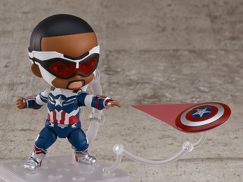 The Falcon and the Winter Soldier Nendoroid No.1618-DX Captain America (Sam Wilson) Gallery Image 7