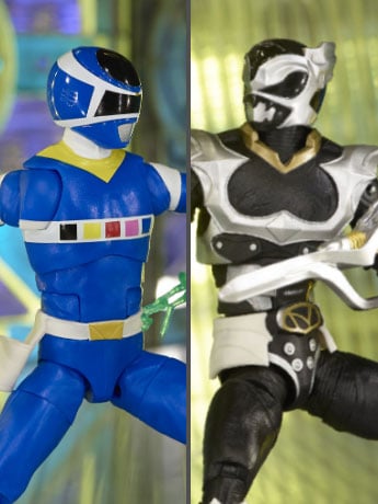 Power Rangers Lightning Collection in Space Blue Ranger Vs Silver Psycho Ranger 2-Pack 15cm Action Figure Toy