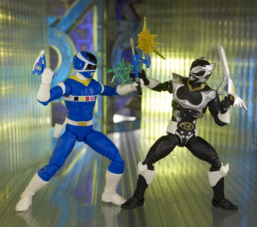 Power Rangers in Space Lightning Collection Blue Ranger Vs. Silver Psycho Battle Pack Gallery Image 8