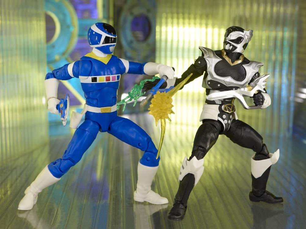 Power Rangers in Space Lightning Collection Blue Ranger Vs. Silver Psycho Battle Pack Gallery Image 9