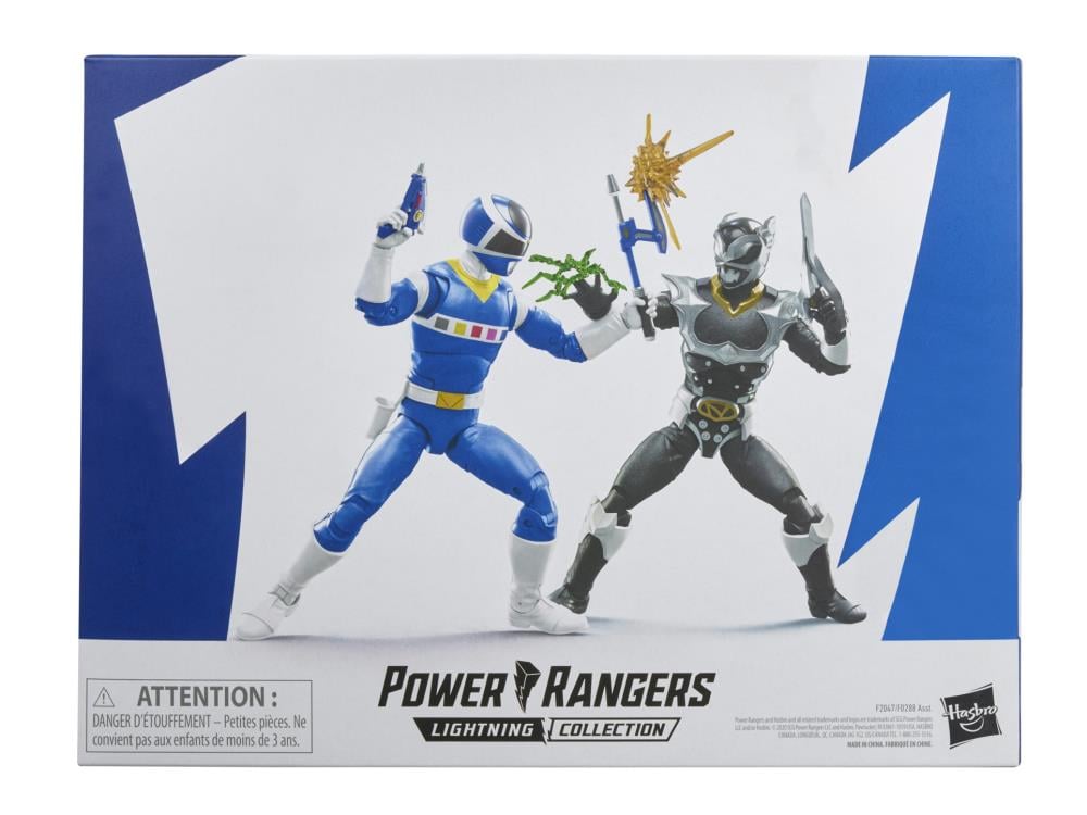 Power Rangers in Space Lightning Collection Blue Ranger Vs. Silver Psycho Battle Pack Gallery Image 12